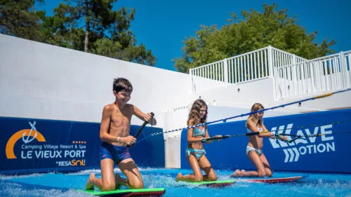 Campingplatz Le Vieux Port - Messanges, Nouvelle-Aquitaine, Südfrankreich