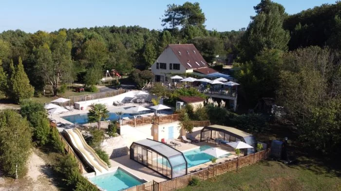 Campingplatz Les Charmes - Saint-André-d'Allas, Dordogne, Frankreich